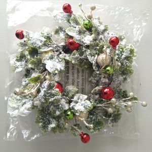 Decorative Christmas Candle Ring